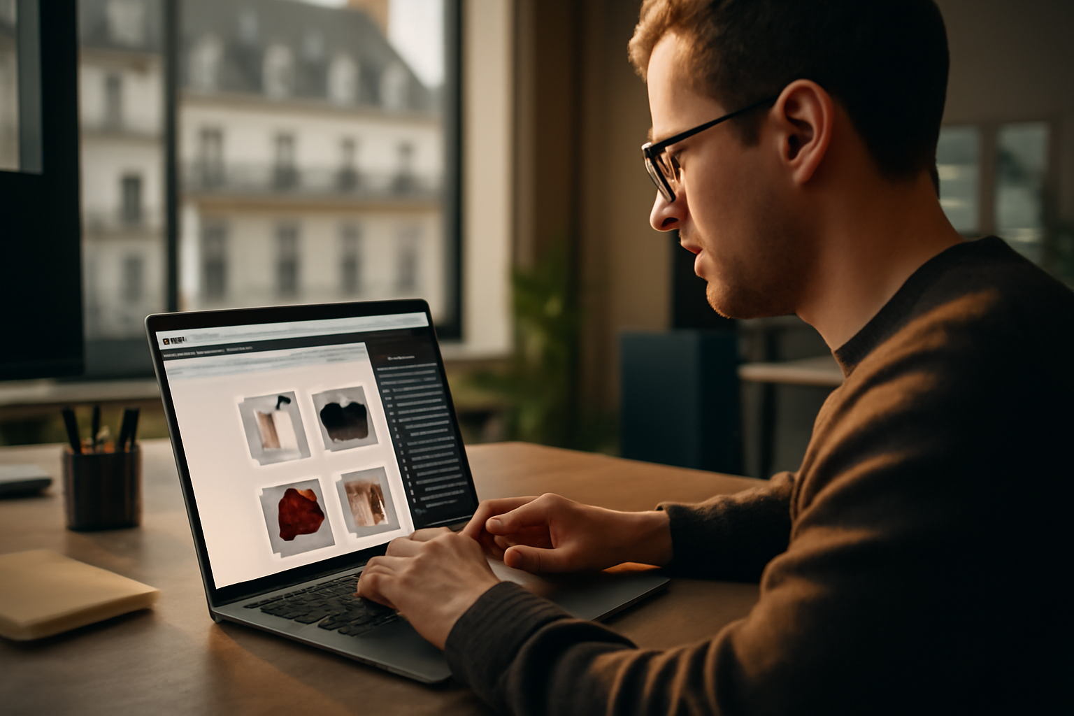 harpa ai extension navigateur sur un écran avec onglet web et panneau IA