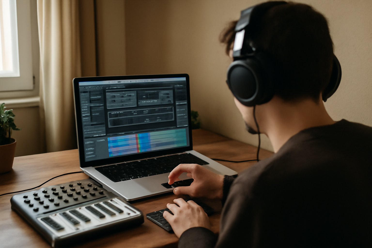 mao logiciel gratuit pour musique électronique sur ordinateur avec instruments virtuels et patterns